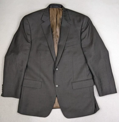JOSEPH ABBOUD - ABRIGO DEPORTIVO CHAQUETA BLAZER A RAYAS MARRÓN HOMBRE - 44R Foto 1 de 4