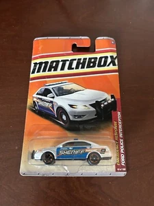 Matchbox 1/64 Diecast Emergency Response Ford Police Interceptor Sheriff - Picture 1 of 4