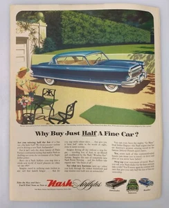 1953 Nash Airflyte Ambassador Vintage Car Ad             HG25 - Picture 1 of 8