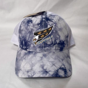 Washington Capitals Vintage Hat Cap Snapback Tie Dye Blue Screaming Eagle New - Picture 1 of 1