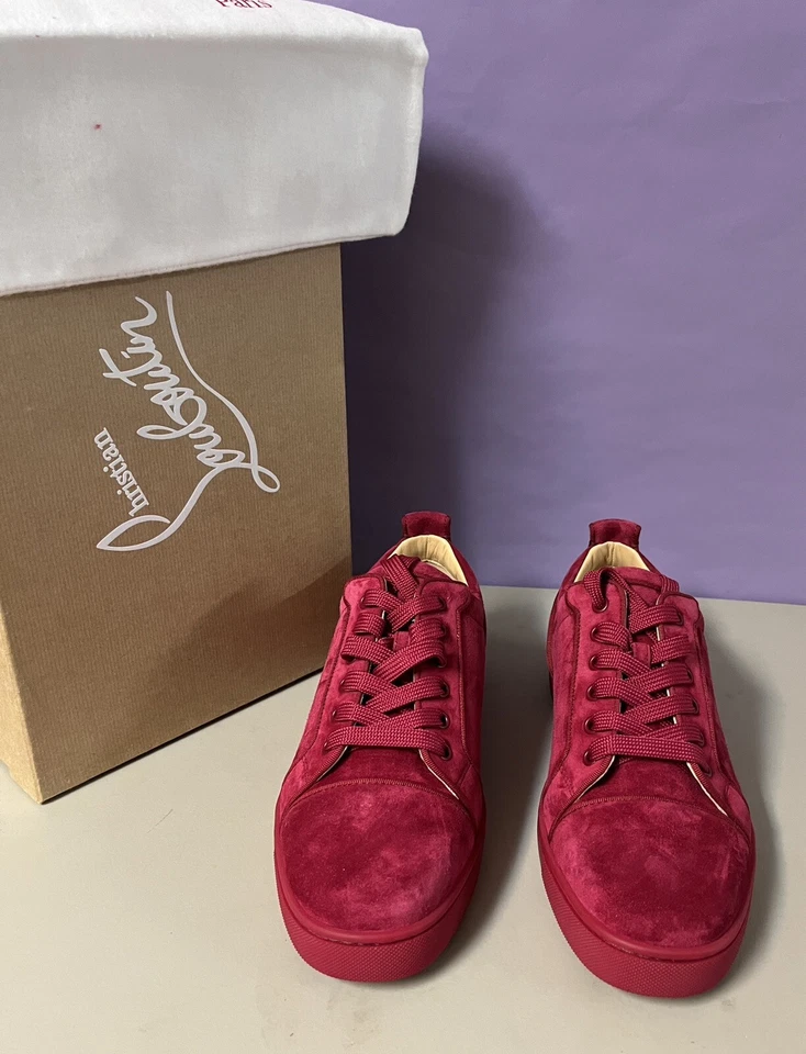 CHRISTIAN LOUBOUTIN Louis Junior Orlato Flat Veau Persan 41 全新带盒 — 第 1/4 张图片