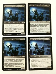 Mtg Magic Playset 4x Night Guard of Kalastria Nightwatch Battle Zendikar Vf - Picture 1 of 2