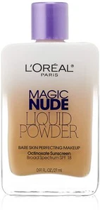 Maquillaje líquido en polvo L'oreal Paris Magic Nude para perfeccionar la piel desnuda ~TODOS LOS TONOS~ - Imagen 1 de 2