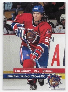 04/05 HAMILTON BULLDOGS TEAM ISSUE Ron Hainsey #10 - Picture 1 of 1