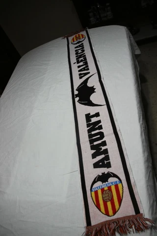 Scarf Football Official Valencia Cf Edition: " Amunt Valencia " Bat Cover