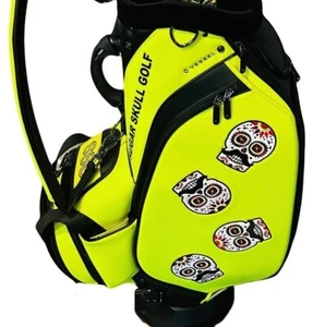 Sugar Skull Golf 2023 SSG Vessel Neon Tour Pro Staff Bag NEW! - Picture 1 of 3
