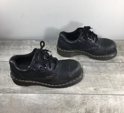 Zapatos para mujer Doc Martens 0071 Inglaterra cuero negro punta de acero Reino Unido 5 EE. UU. 7 de colección Dr. Foto 1 de 4