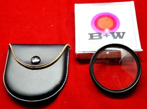 55MM B+W SPLIT FIELD 2 (+3.5) ROTATING CLOSE UP/DISTANCE FILTER LEATHER ENCASED - Picture 1 of 18