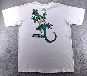 VINTAGE Carlos' N Charlie's Clothesline T-Shirt Uomo 2XL Cancun Lucertola Mex anni 90 - Foto 1 di 17