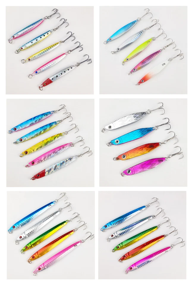TOPSELLER Pilker 14-40g Meerforellenblinker Hornhecht Makrele Dorsch Jig Zocker - Bild 1 von 1