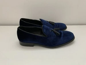 Steve Madden Blue Velvet Men's Dress Shoe Sz 11 - Picture 1 of 6