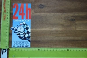 Alter Aufkleber Automobil Motorsport 24h GRÜNE HÖLLE Nürburgring 1995 - Bild 1 von 2