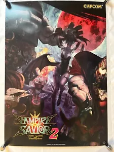 Vampire Savior 2 The Lord of Vampire Japan 1997 Reproduction Poster B2 20x28in - Picture 1 of 10