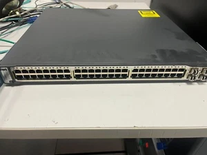 SWITCH CISCO CATALYST 3750 WS-C3750G-48PS-S 48 PORTE 10/100/1000T - USATO... - Foto 1 di 2