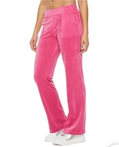 Pantaloni da pista Juicy by Juicy Couture rosa velluto taglia small - Foto 1 di 9