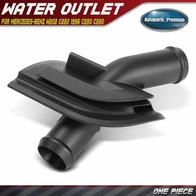 Brida de salida de refrigerante del motor para Mercedes-Benz W202 C220 1996 C230 C280 C36 AMG Foto 1 de 4