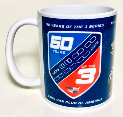 Taza de café BMW Car Club of America 50 años de la serie 3 Foto 1 de 4