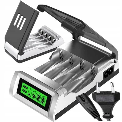 Battery Charger 4 Slots for AA and AAA for Mignon - Image 1 of 4