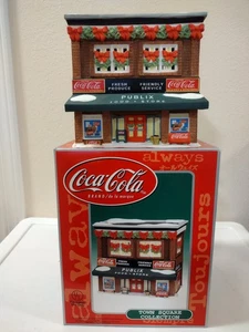 Coca Cola Town Square Collection Publix Food Store beleuchtetes Gebäude Vintage 2000  - Bild 1 von 14