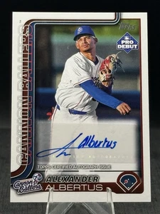 2025 Topps Pro Debut Autograph #PD-36 Alexander Albertus Auto Chicago White Sox - Picture 1 of 2