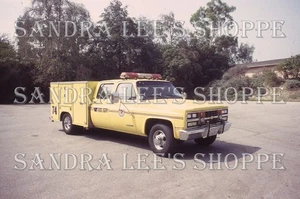 Feuerwehrapparat Dia 1994 West Covina FD 1991 Chev Crew Cab S74 #10707 - Bild 1 von 1