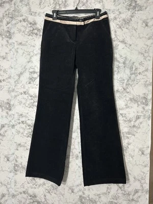 Elevenses Velvet Women Black Trousers Sz 4 EUC - Image 1 of 4