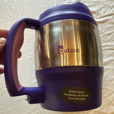 Bubba Keg 52oz Insulated Travel Mug Purple/Pink Stainless Steel W/Bottle Opener - Image 1 of 4