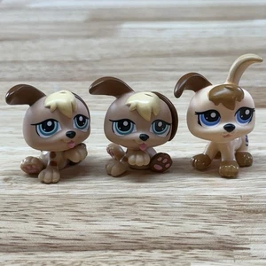 Auténticas figuras Littlest Pet Shop LPS #1339 1340 Petriplets cachorros perros cachorros - Imagen 1 de 7