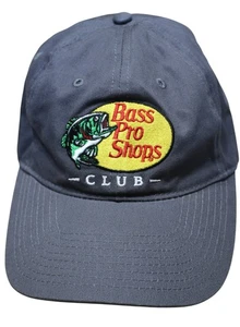Gorra de pesca Bass Pro Shops Club unisex ajustable gris algodón - Imagen 1 de 6
