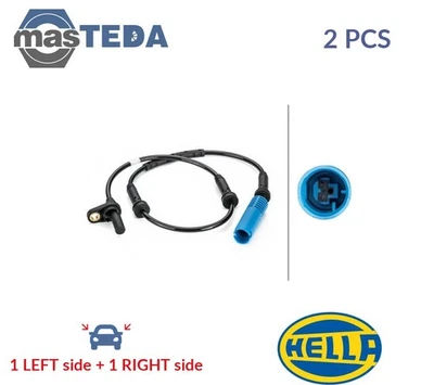 6PU 012 806-421 ABS WHEEL SPEED SENSOR PAIR FRONT HELLA 2PCS NEW OE REPLACEMENT - Image 1 of 4