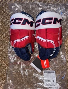 CCM Pro Stock / Return Hockey Gloves Washington Capitals - Martin Fehervary 14" - Picture 1 of 5