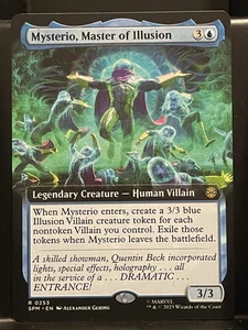 Mysterio, Master of Illusion #253 EXTENDED NM/M MTG Spiderman Magic Card - Picture 1 of 1
