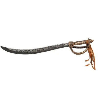 Pirate Cutlass Sword - Plastic - Musketeer - Aladdin - Costume Accessory Prop - Image 1 of 2