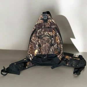L.L Bean Mossy Oak Break Up Turkey Soft Shell Camo Hunting, Sling Backpack. - Picture 1 of 16