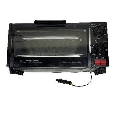Horno tostador vintage Proctor Silex Ovenmaster hecho en EE. UU. B1639 negro Foto 1 de 4