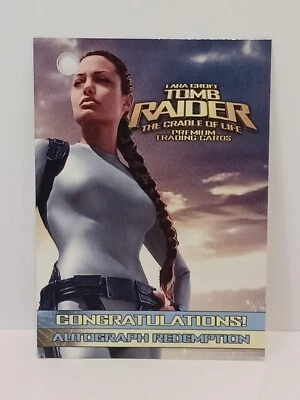 TOMB RAIDER The Cradle Of Life AUTOGRAPH REDEMPTION CARD AR-1 Til Schweiger - Image 1 of 2