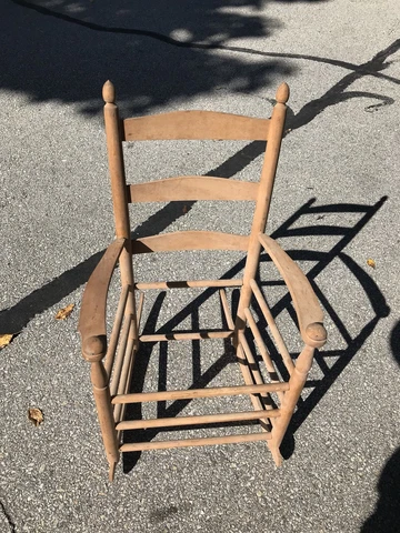 Shaker Childs Rocking Chair Rocker With Webbing Cover