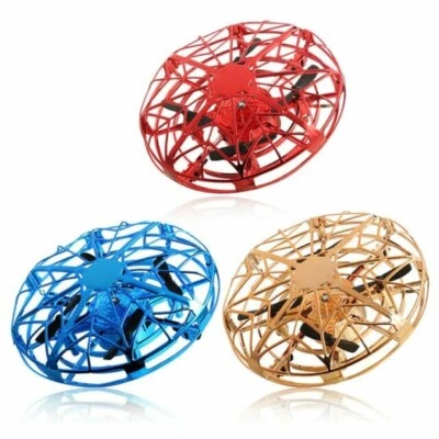 Flying Saucer : Self-Flying, Safety First [RED, BLUE, GOLD] Rechargeable - Image 1 of 4
