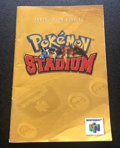 GIOCO Pokemon Stadium N64 per sistema Nintendo solo manuale - Foto 1 di 4