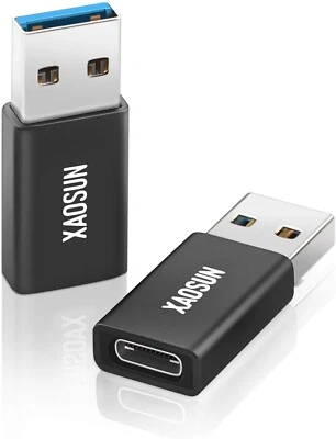 10Gbps USB C Female to USB Male Adapter 3.1 USB A to USB C Adapter 2 Pack - Image 1 of 4