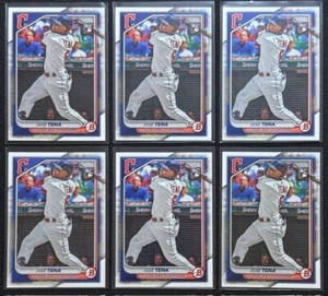 2024 Bowman - Lot of (6) Jose Tena (RC) #30 Cleveland GUARDIANS - Picture 1 of 4