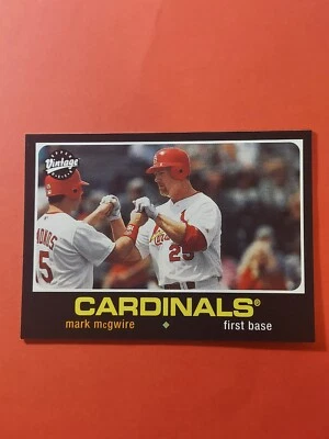 2002 Upper Deck Vintage #154 Mark McGwire, cd1 - Image 1 of 3