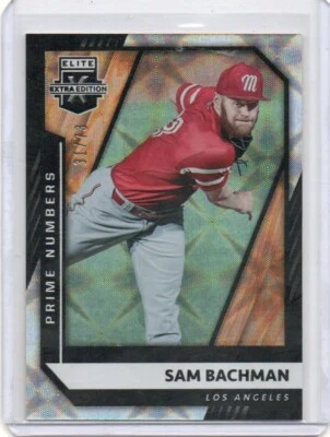 2021 Panini Elite Extra Edition - Prime Number B Sam Bachman RC 31/73 #9 - Image 1 of 2