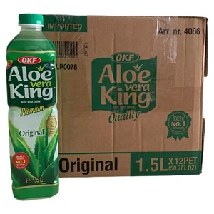 OKF Aloe Vera King Original 12er Pack (12 x 1,5L) 1 Karton 3€ Einwegpfand - Bild 1 von 1