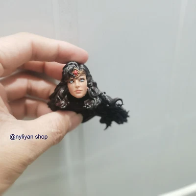 1/12 Mujer Maravilla Gal Gadot Niña Cabeza Esculpida Tallada Ajuste 7"" Figura Cuerpo Femenino Foto 1 de 3