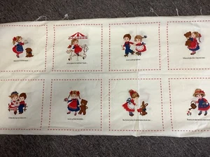 VTG Cranston VIP Red Hearts Love Makes the World Go 'Round 10 SQ Picture Panel - Picture 1 of 4