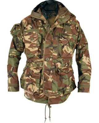 SAS Assault Ripstop Jacket DPM Camo Military Tactical British Army Style Hooded - Image 1 of 3