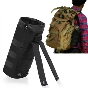 Tactical Molle Water Bottle Bag Military Belt Holder Kettle Pouch Outdoor Hiking - Picture 1 of 16