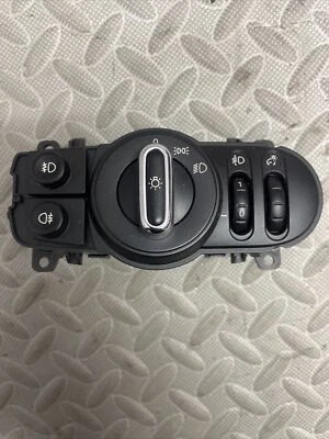 Mini Cooper F55 F56 Light Headlight Control Element Switch Panel 9301807 - Image 1 of 4