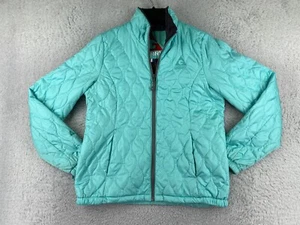 Gerry Jacket Girls Extra Large Teal Full Zip Puffer Quilted Polyester Insulation - Picture 1 of 16